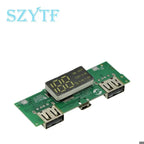 Lithium Battery Charger Board LED Dual USB 5V 2.4A Micro or Type-C USB Mobile Power Bank 18650 Charging Module