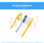 100PCS/lot 1/4W Metal film resistor 1R~22M 1% 100R 220R 1K 1.5K 2.2K  4.7K 10K 22K 47K 100K 100 220 1K5 2K2  4K7 ohm resistance