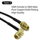 RG174 SMA to SMA Cable Female to Male extension jumper Pigtail Adapter Cable my SMA Antenna cable For WIFI 3G 4G GSM Antenna
