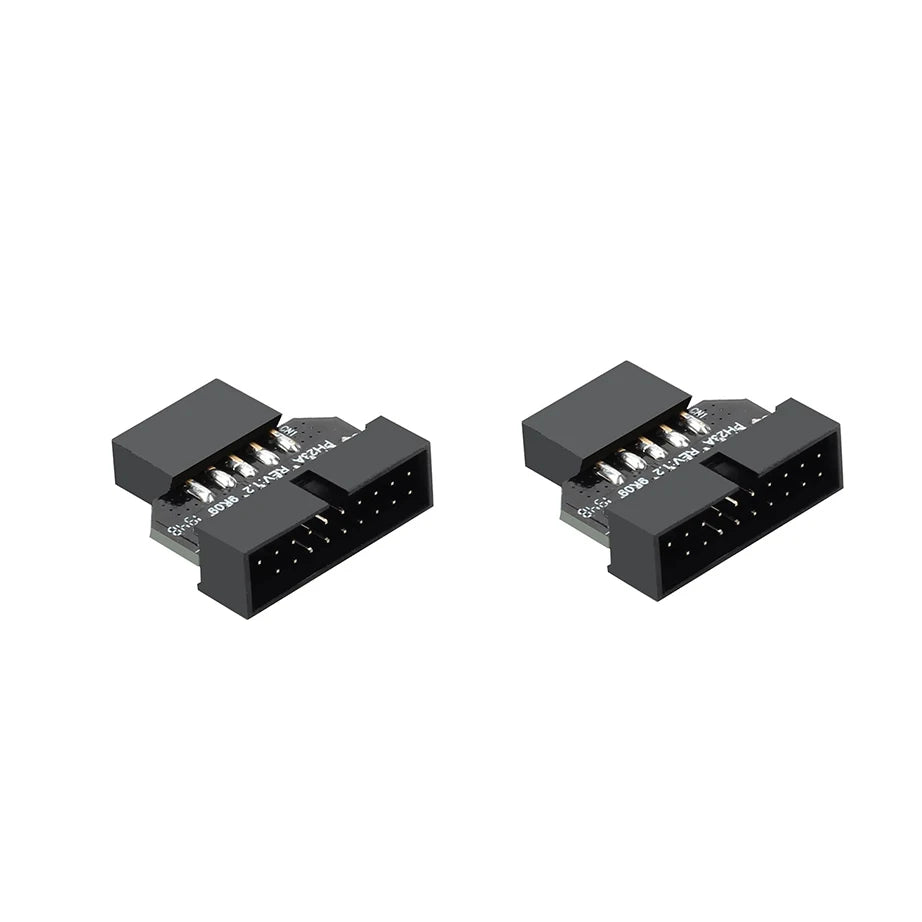 Motherboard USB 3.0 19-Pin To USB 2.0 9-Pin Adapter 9Pin to 19Pin Header 480Mbps Data Transmission Cable for Desktop Front Panel