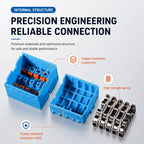 DIN Rail Terminal Block 1/5/10PCS 2.5mm2 Push In Quick Connect Electrical Wire Connector Modular Power Distribution Block