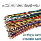50pcs Micro JST MX1.25 Straight needle/curved needle Connector 2Pin~12Pin Male Pin Header Right Angle 90°/180° 1.25mm Pitch