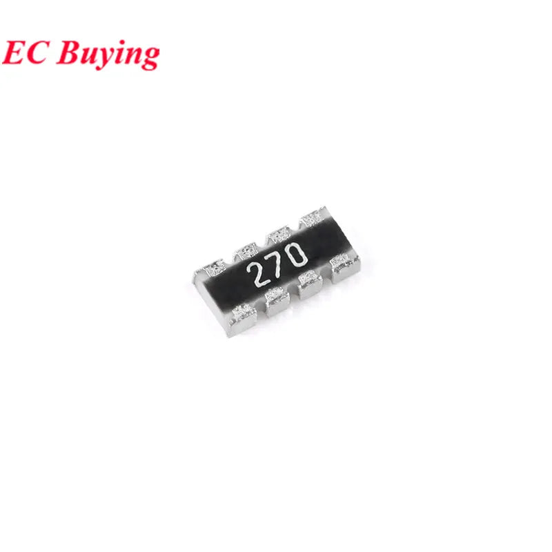 100PCS 0402 Network Resistor 5% 8P 2x4P 1/16W 0 30 33 51 56 68 75 82 100 220 470 1K 1.5K 2K 5.1K 6.8K 8.2K 10K 15K 47K 510K Ohm