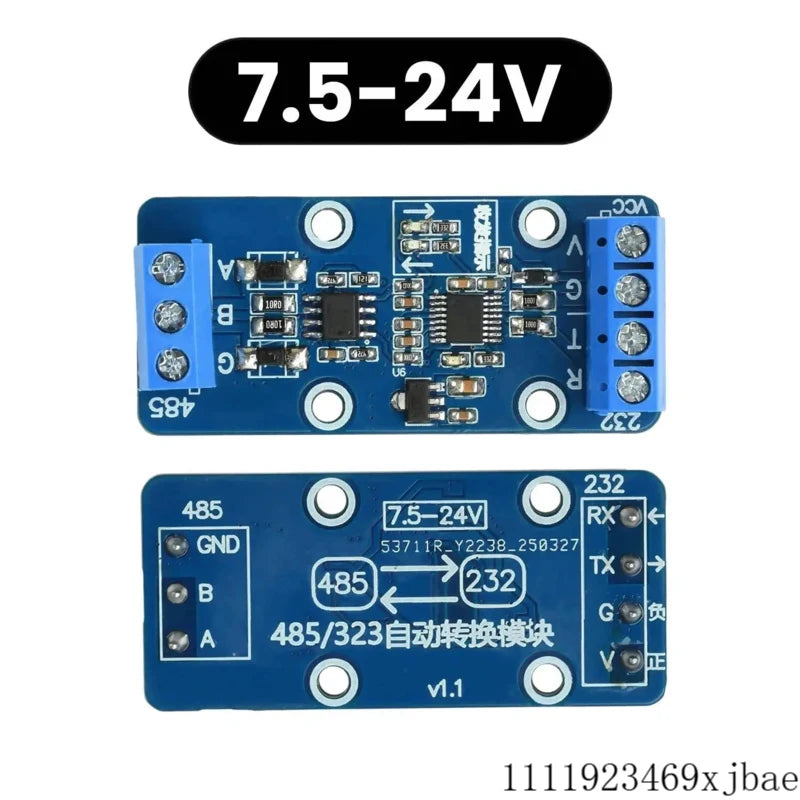 RS232 to RS485 Serial Converter RS485 Communication Module RS232 Converter