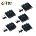 0.96 Inch OLED Display Module SSD1315 I2C IIC SPI Serial 128X64 LCD 4 Pin YellowBlue White for Arduino Pin Headers Soldered