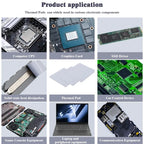 Upsiren  24W GPU CPU Heatsink Cooling Conductive Silicone Pad 100x100/120x20mm High Quality Original Authentic Thermal Pad