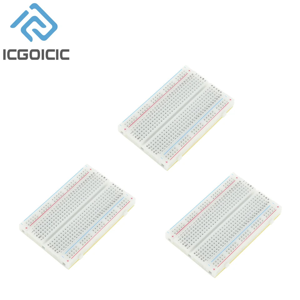 1-10pcs 400 Tie Points Solderless PCB Breadboard Mini Universal Test Protoboard DIY Bread Board for Bus Test Circuit Board