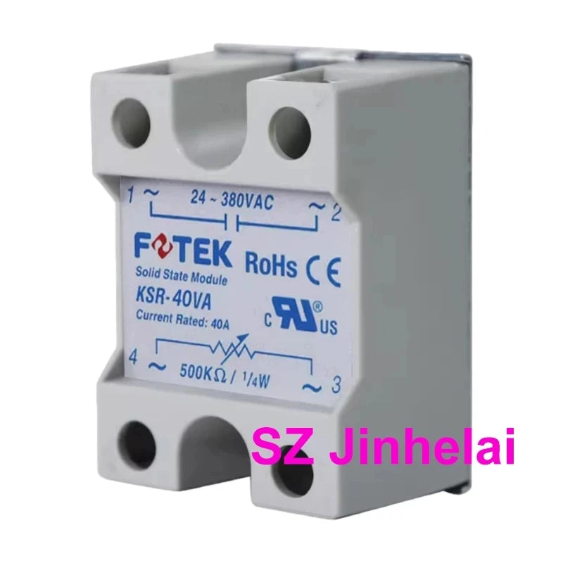 FOTEK KSR-25AA 10AA 40AA 75AA -H 10VA 25VA 40VA 50VA 75VA Authentic Original Single-phase Solid State Relay