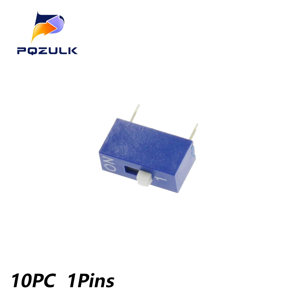 Dip Switch Kit In Box 1 2 3 4 5 6 8 Way 2.54mm Toggle Switch Red Snap Switches Mixed Kit Each 5PCS Combination Set