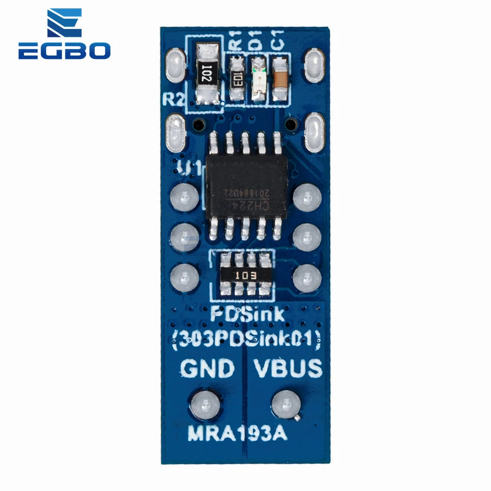 USB-C PD Trigger Board Module PD/QC Decoy Board Fast Charge USB Type-c to 12v High Speed Charger Power Delivery Boost Module