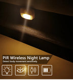 LED Night Light with Motion Sensor Cabinet Lamp Wireless Bedside Nightlight Battery Power For Bedroom Closet Stairs Lighting
