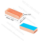 WE DO HEATSINK Small Tiny Useful Pure Copper Heat Sink Without or With Thermal Pad For Raspberry Pi Banana Pi IC Chipset Package