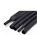 Black 5/10M 3:1 Heat Shrink Tube With Glue Diameter 1.6~19.1mm Dual Wall Polyolefin Insulated Adhesive Lined Shrink Wrap Sleeve
