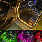 5V 12V 24V 3mm Ultra Narrow COB LED Strip 400LEDs LED Bar Lights for Car Lamp Orange 1800K 2000K Warm White 4000k Red 5m 10m 50m