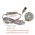 DC5V Dimmable LED Chip 5W-30W Surface Light Source SMD 5730 LED Light Beads DIY Tricolor Adjustable LED Bulb White Warm White