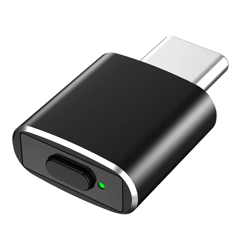 USB C Mouse Jiggler with Switch Button Mouse Mover 3 Jiggle Modes Mouse Shaker Keep Computer/Laptop Awake