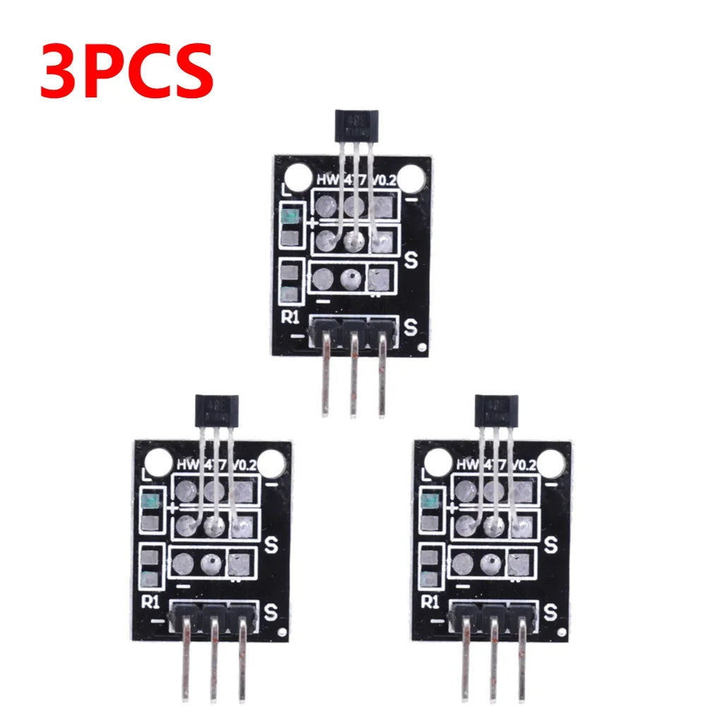 KY-003 Hall Effect Sensor Module A3144 Standard Hall Effect Magnetic Sensor Module Works with Arduino Boards