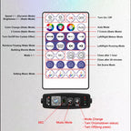 WS2811 WS2812B Bluetooth LED Pixels Strip Controller for Dream Color Tape Lights BT APP Music Control 28Keys Remote Controller