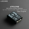 10pcs/lot 6TPC47MB 6.3V 47uF 3528 70mR Type B Ultra-Thin SMD Polymer Solid Tantalum Capacitor POSCAP Low ESR New and original