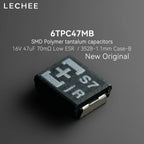10pcs/lot 6TPC47MB 6.3V 47uF 3528 70mR Type B Ultra-Thin SMD Polymer Solid Tantalum Capacitor POSCAP Low ESR New and original