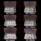 1Box SH 1.0MM/JST 1.25mm/ZH 1.5mm/PH 2.0mm/XH2.54mm/VH 3.96mm Male Plug Female Socket Housing Crimp Terminal Connector Kit