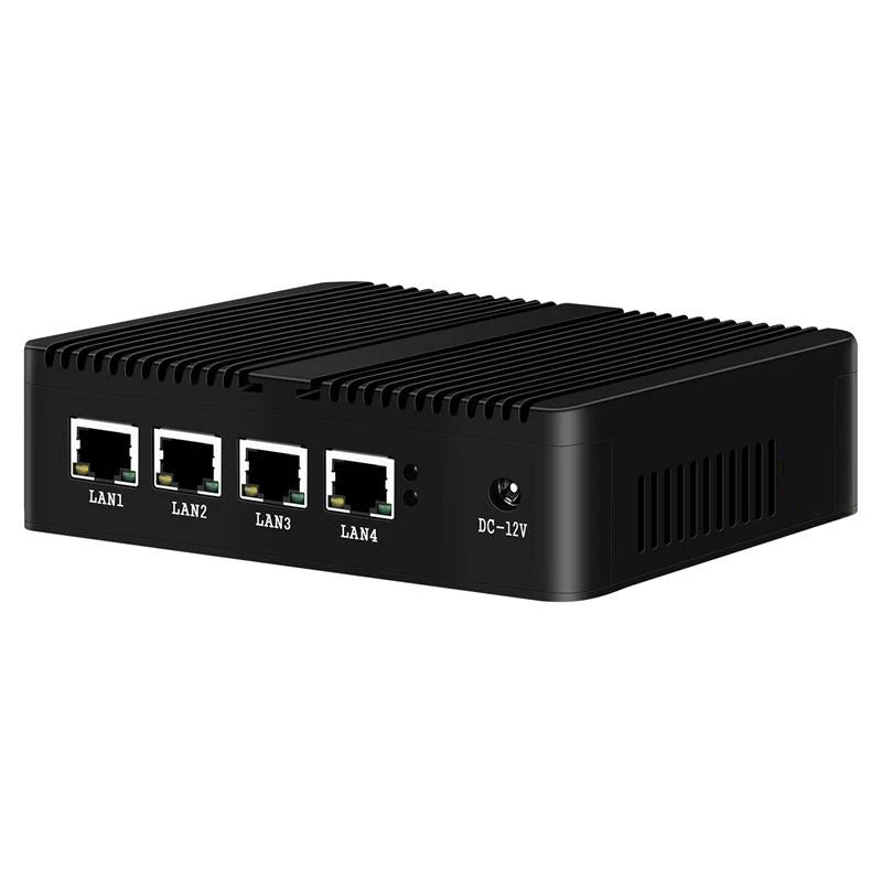 4 Ethernet Mini PC Intel N100 N2830 J1900 J4125 N5105 CPUs X86 Firewall Router Pfsense OPNSENSE Windows Linux Virtual Machine