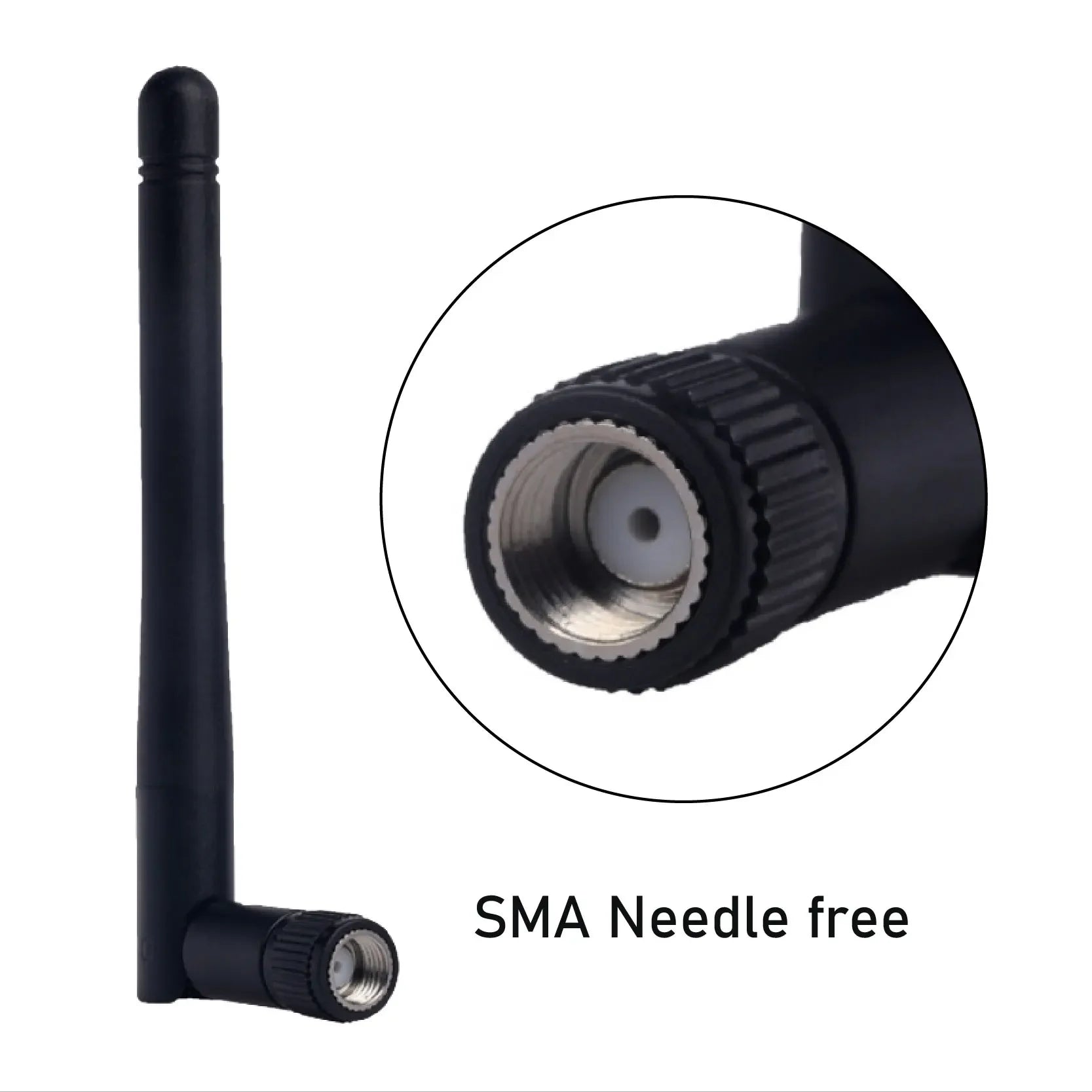 WiFi Antenna SMA Male Female Needlefree Eplacement Antenna for Wireless Vedio Security Camera Recorder 2pcs WiFi 2.4GHz 3dBi