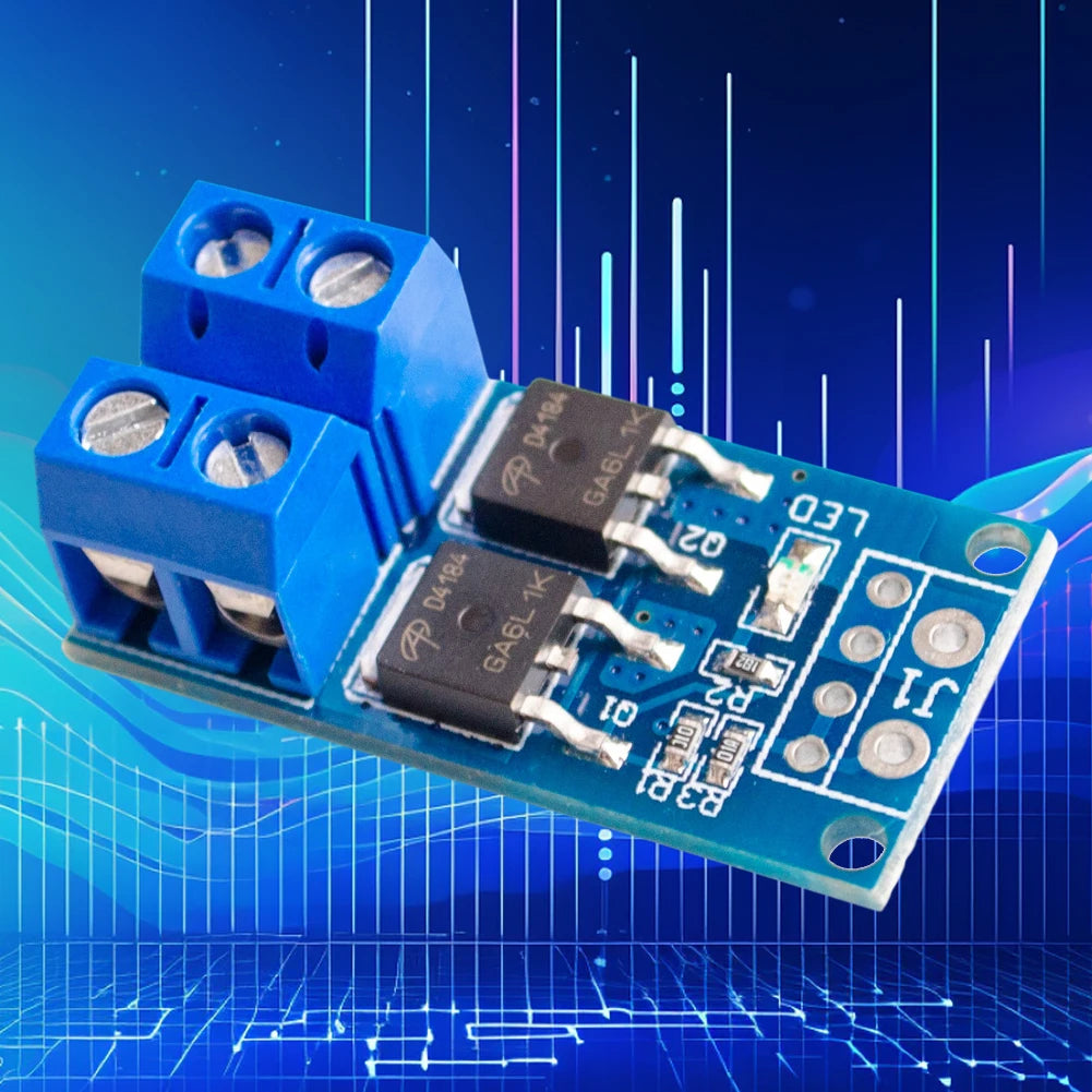 10-1pc 15A 400W MOSFET Trigger Switch Drive Module PWM Regulator Panel DC 5V-36V Electronic Switch Control Board for arduino