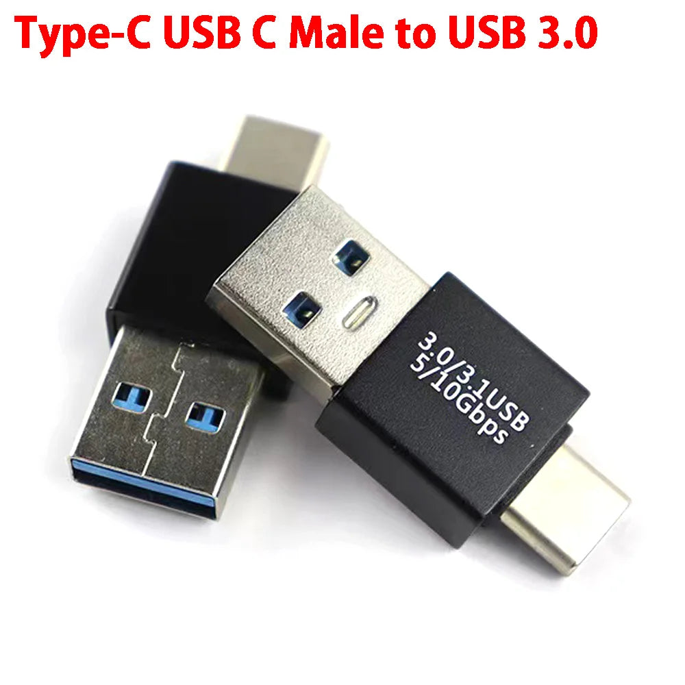 1pcs USB 3.1 To USB 3.0 OTG Charger Adapter Connector Type-C to USB Male To Type-c Adapt Converter for PC MacBook Car USB ipad