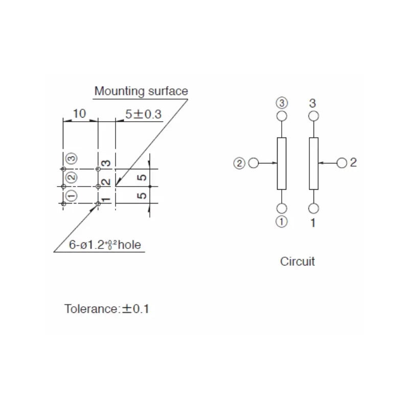 1pc  ALPS RK27 Dual-unit Serrated Volume Rotary Potentiometer 5kX2 10k 20k 50K 100K 250k 500k Round/Flat Shaft 6Pin Leng 25mm