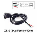Original Amass XT30(2+2)-F XT30PB(2+2)-M Male Female Gold Plated Plug with Signal Pin XT30U Connector for RC Drone Aircraft Car