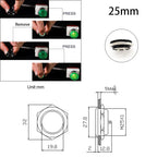 Mini Push Button Switch 12/16/19/22/25/30mm Electric Waterproof Power 12v Led Light Momentary Short Pressure Latching Fix On Off