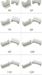 100pcs /LOT JST PH2.0 Straight/Curved Needle Connector 2Pin~16Pin Male Pin Header Right Angle 90°/180° 2.0mm Pitch
