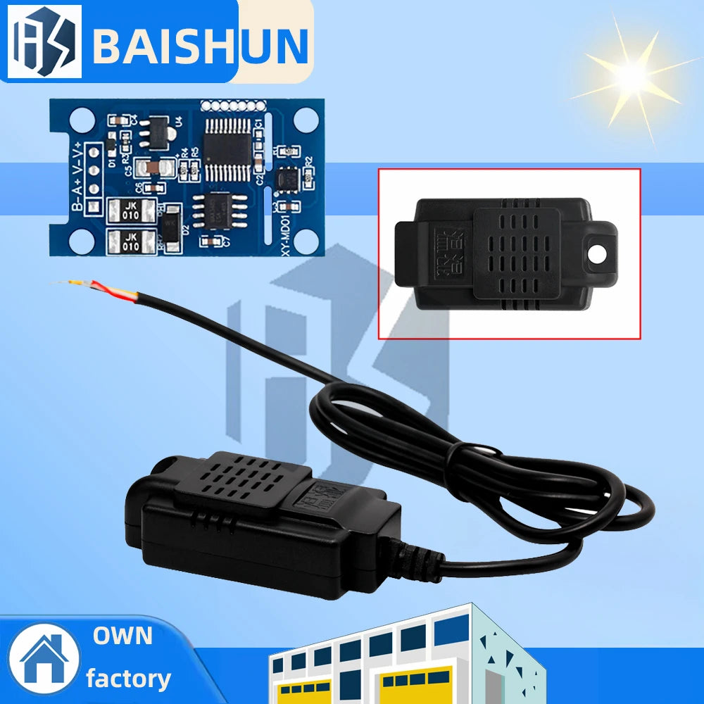 Modbus RS485-Enabled SHT20 Sensor – High-Precision Temperature & Humidity Monitoring Transmitter