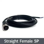 2Meters M12 sensor connector waterproof cable plug Male&Female 4 5 8 12Pin PVC Integrated injection molding M12 connectors