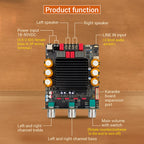DC 18-50V 3002T PRO Bluetooth Amplifier Board Qualcomm QCC3034 2.0 Channel APTX Lossless 300W+300W TPA3255