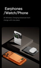 CCC Alloy Original Power Bank For MagSafe Magnetic Wireless 20W Fast Charger Portable External Battery For iPhone 17 16 IWatch10