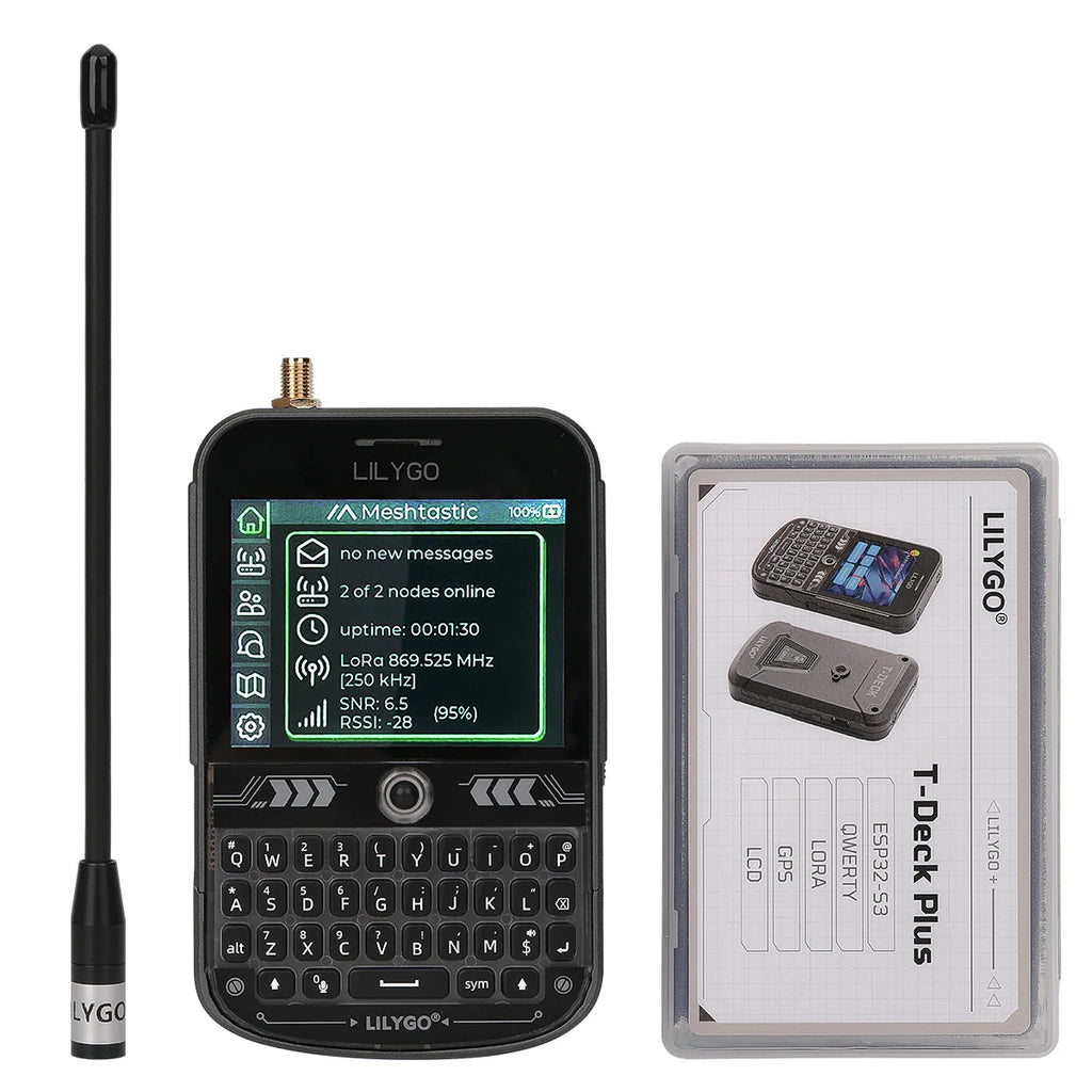 LILYGO T-Deck Plus Meshtastic ESP32-S3 LoRa 433MHz 868MHz 915MHz Development Board SX1262 LoRaWAN Low Power Communication Module