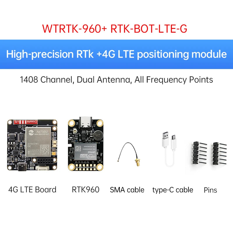 WITMOTION UM982 GNSS Receiver RTK Module ZED-F9P UM980 Sensor GPS BDS GLONASS /Galileo For High Accuracy Drones Positioning