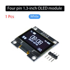 1-5PCS 1.3" IIC Digital OLED Display Module Serial 128x64 SSH1106 White Blue LCD LED Screen Board I2C Communicate for Arduino
