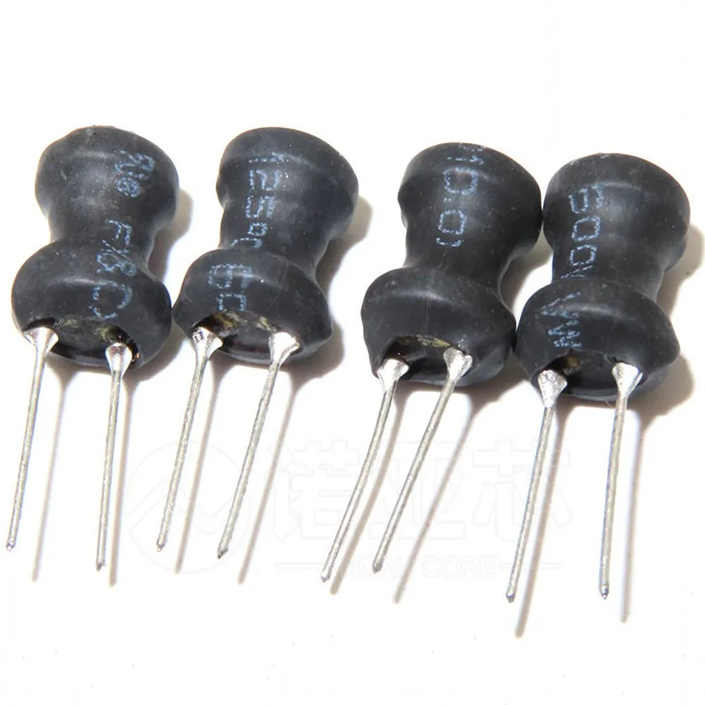 100pcs/lot Power Inductor DIP 6*8mm 8*10mm 9*12mm 2.2UH 4.7UH 10uH 22uH 100uH 330uH 470uH 1MH 2.2MH 4.7MH 10MH