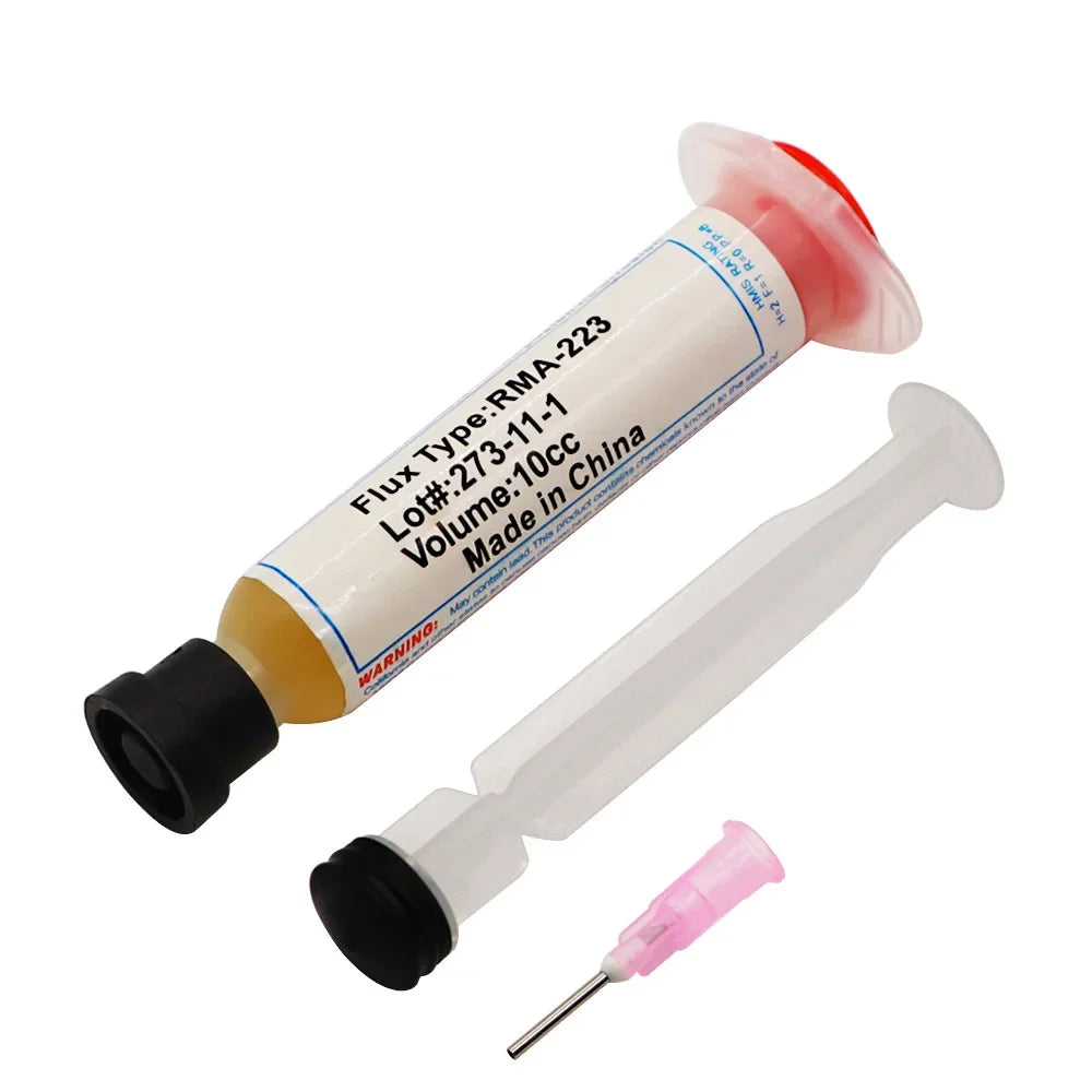 1/50Pcs 10cc RMA223 Soldering Paste Flux For Soldering Solder Paste Phone LED BGA Grease Computer Chips PGA PCB SMD Repair Tools