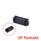 5 20Pcs Blade Male Battery Connector 2.0 MM Pitch 3 4 5 6 7 8 9 10 11 12 Position Right Angle Through Holes Straight PCB Header