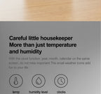 New DUKA TH3 Electronic Temperature Humidity Sensor Wifi Smart Electric Digital Hygrometer Thermometer Clocks Weather Station