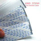 10PCS FFC FPC AWM 20624 80C 60V VW-1 Flat Flexible Cable 0.5MM 4 5 6 8 10 12 14 16 18 20 24 26 30 32 34 36 38 40 45 50 54 60 Pin