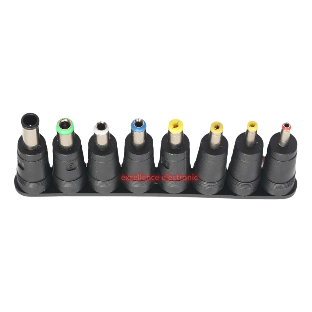 8Pcs AC DC 5.5X 2.1 MM Female Jack Plug Adapter Connectors TO 6.3 6.0 5.5 4.8 4.0 3.5mm 2.5 2.1 1.7 1.35mm Male Power Adaptor