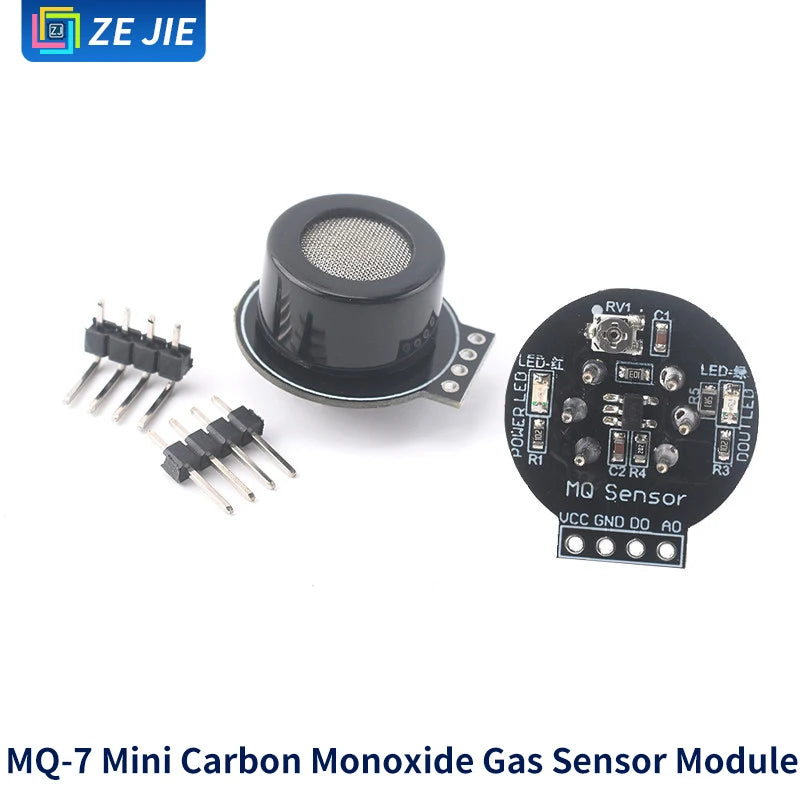 Smoke Gas Sensor Module MQ‑2/3/4/5/6/7/8/9/131/135/136/137, Alcohol Detection