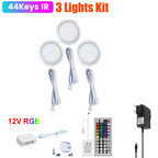 1 2 3 5 6 8 Lihgts RGB LED Cabinet Light 12V WiFi Bluetooth 24Key 44Key Remote Control Power Kit for Kitchen Wardrobe Lighting