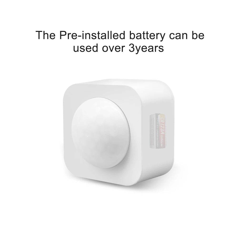 LINCUKOO WIFI Smart PIR Motion Sensor Support Tuya Smart Life Automation Lighting Home Security 3 Years Battery Magnet Install