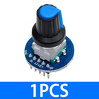 1~20PCS EGBO Rotary Encoder Module for Arduino Brick Sensor Development Round Audio Rotating Potentiometer Knob Cap EC11